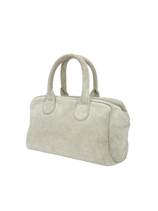 MARGESHERWOOD - SOFT BOWLING BAG_blond wood suede