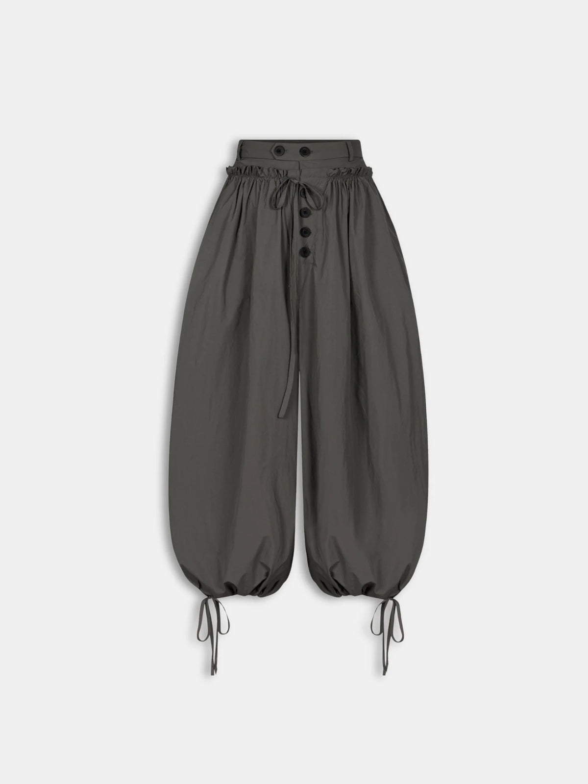 Sagittarius.A+ - Kaelis Ruched Balloon Pants / Grey