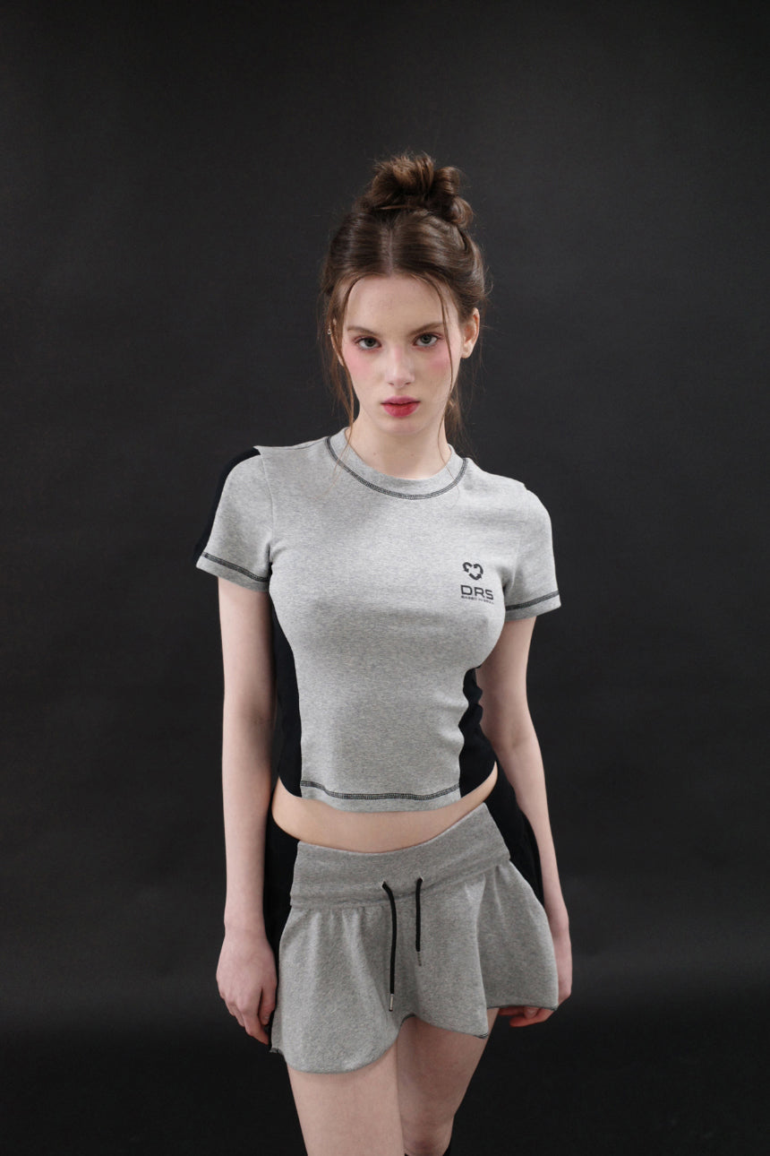 DRYROSE -  STITCH FLARE SK (GRAY)