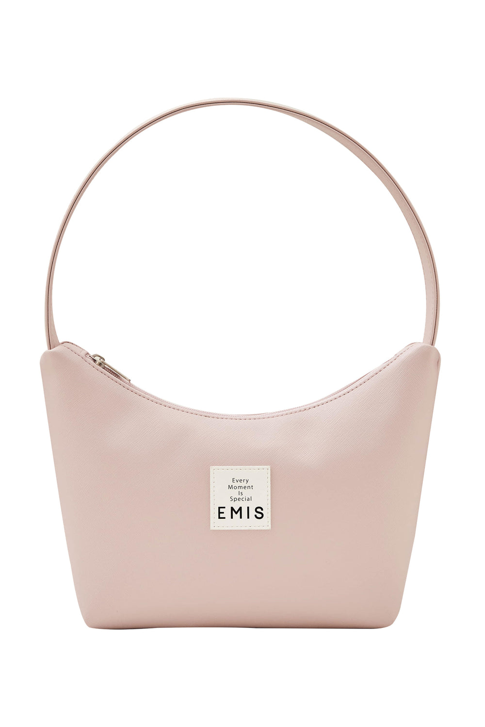 EMIS - LEATHER HOBO BAG LIGHT-PINK