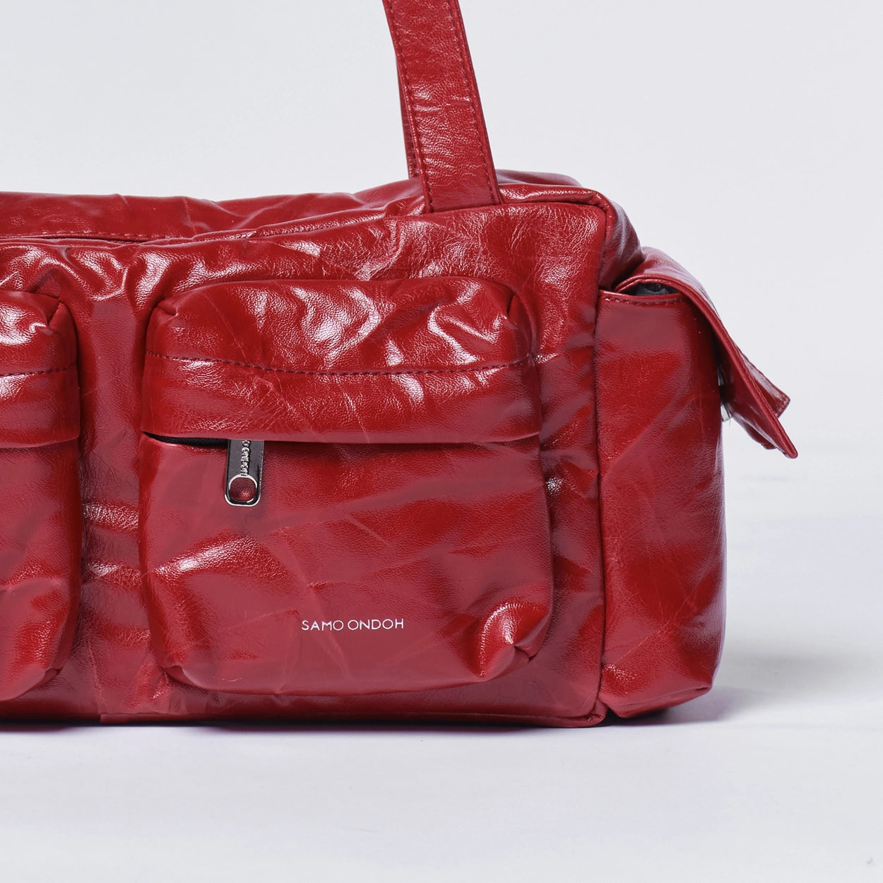 SAMO ONDOH - pocket utility bag M origami red