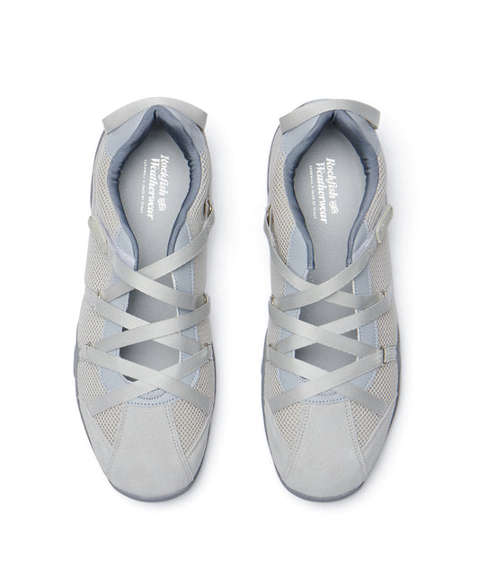 ROCKFISH WEATHERWEAR - ZANE X-STRAP SNEAKERS - LIGHT GREY