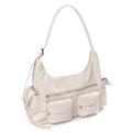 SAMO ONDOH - pocket mug bag L nappa ivory