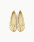 Paes - Leather String Flat / Cheese