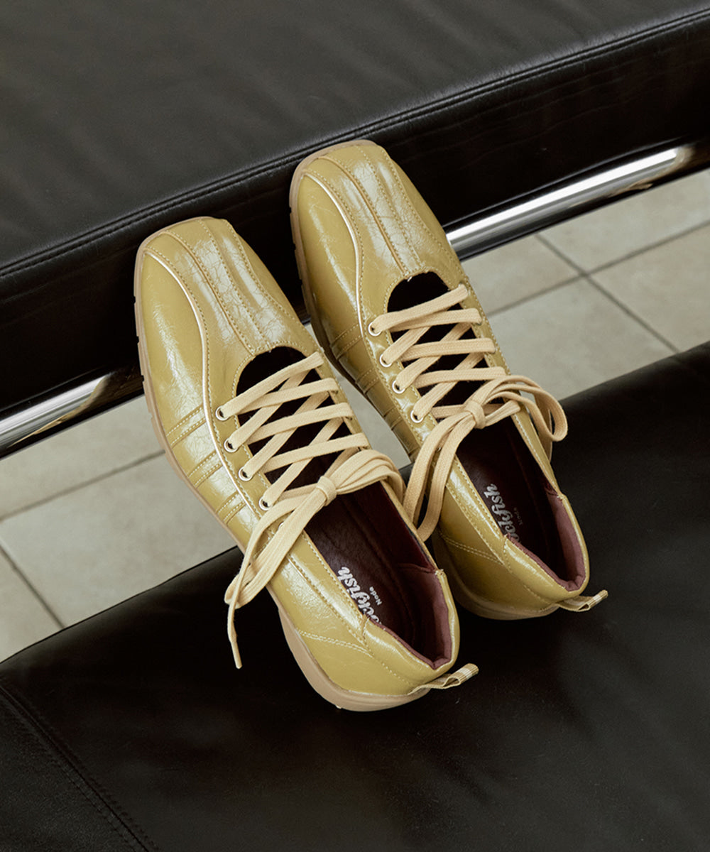 ROCKFISH WEATHERWEAR BLISS LACEUP SNEAKERS V2 - MUSTARD