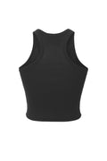 THREETIMES -  Jewel tank top cropped length black