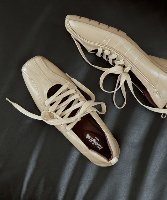 ROCKFISH WEATHERWEAR BLISS LACEUP SNEAKERS V2 - BEIGE