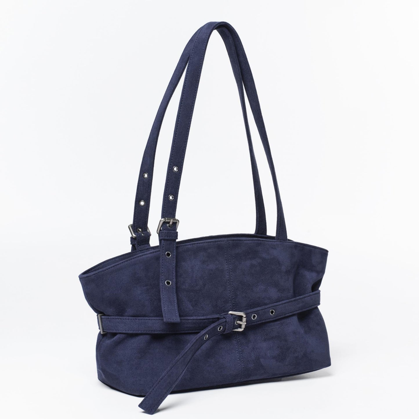SAMO ONDOH - le belt bag M suede navy
