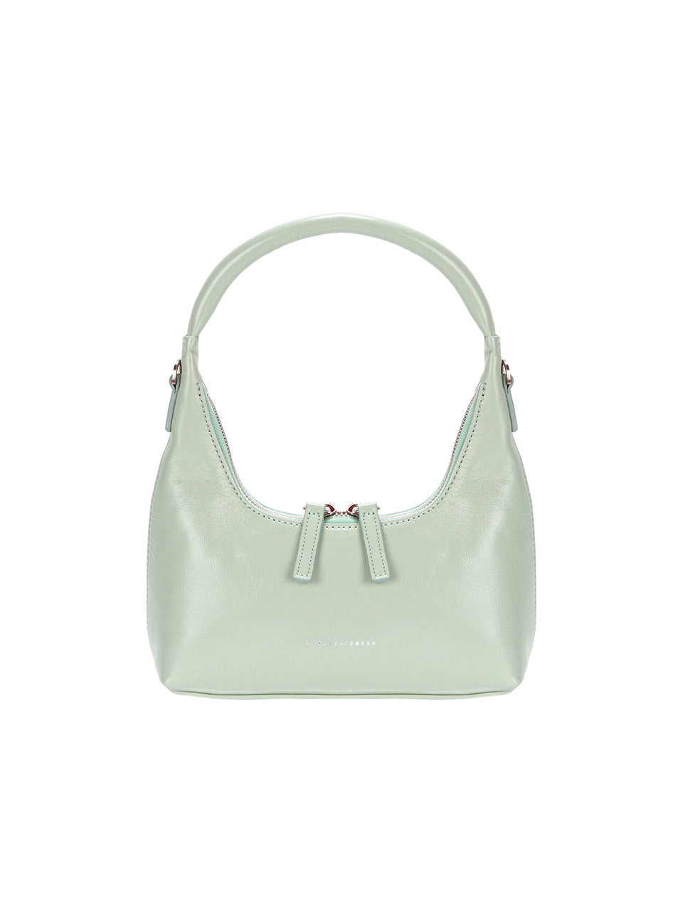 MARGESHERWOOD - HOBO MINI+STRAP_mint glossy plain