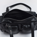 SAMO ONDOH - pocket utility bag M nappa black