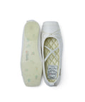 ROCKFISH WEATHERWEAR - TOE CAP BALLET FLATS / WHITE