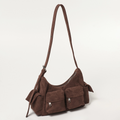 SAMO ONDOH - pocket mug bag M suede brown