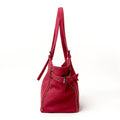 SAMO ONDOH - Zipper Shopper Bag M Suede Red