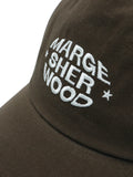 MARGESHERWOOD - LOGO STAR BALLCAP_brown