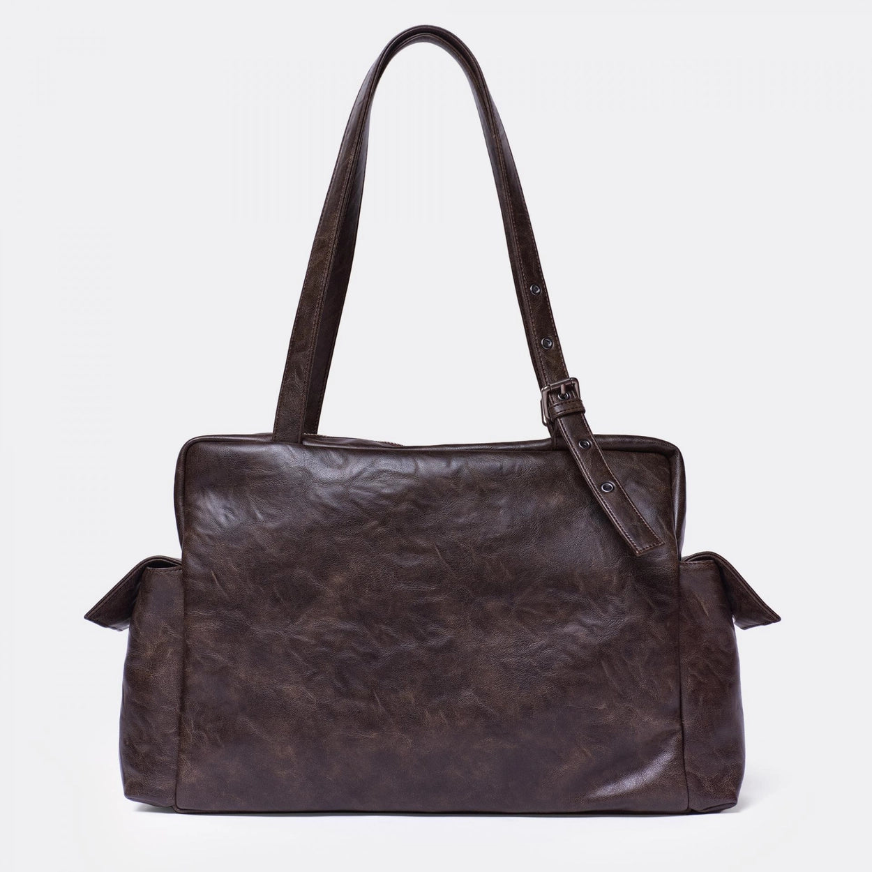 SAMO ONDOH - pocket utility bag L baked moca