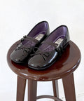 ROCKFISH WEATHERWEAR- SQUARE TOE TWO STRAP MARYJANES(ENAMEL) BROWN