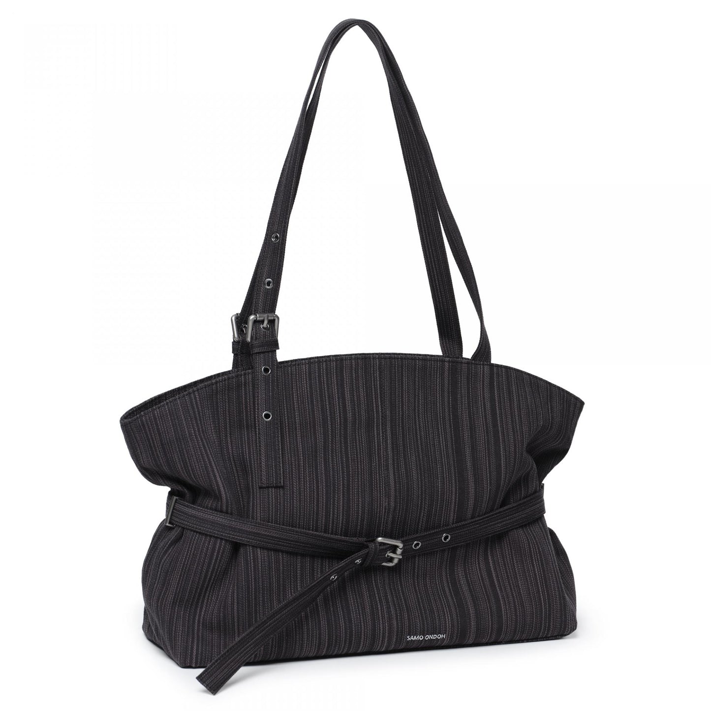 SAMO ONDOH - le belt bag L stripe black