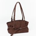 SAMO ONDOH - le belt bag M suede brown