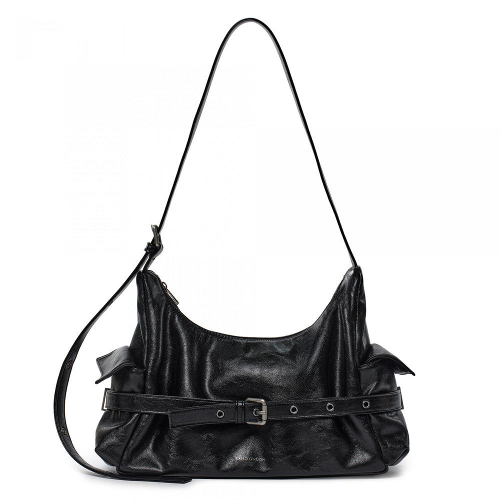 SAMO ONDOH - belt mondo bag M veg black