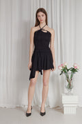 PAIN OR PLEASURE -  ORCHID TUBE DRESS black