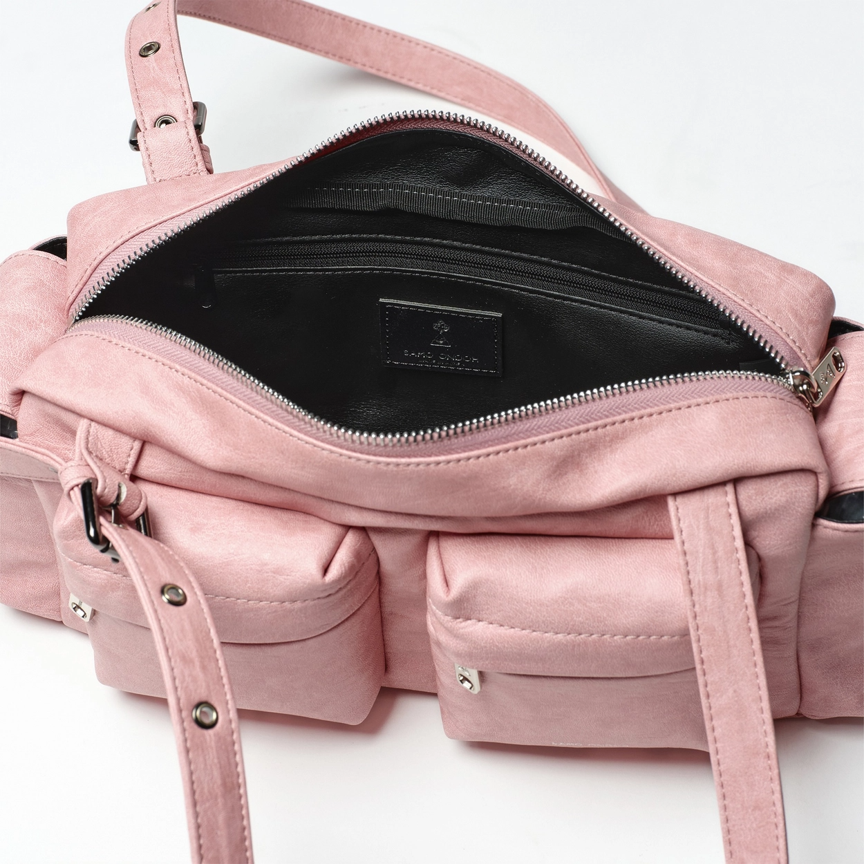 SAMO ONDOH - pocket utility bag M  brushed pink