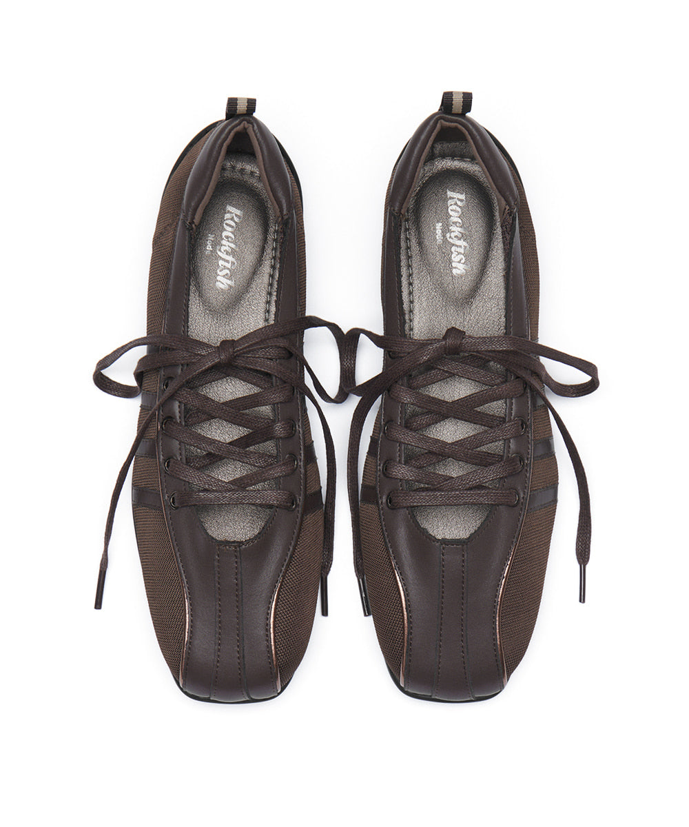 ROCKFISH WEATHERWEAR 25FW /  BLISS LACEUP SNEAKERS - CHOCO