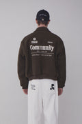 REST & RECREATION -  RR COMMUNITY BOMBER JACKET - KHAKI