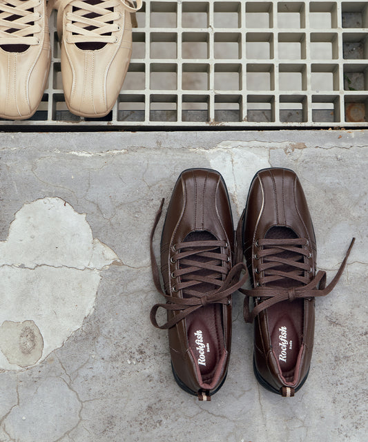 ROCKFISH WEATHERWEAR BLISS LACEUP SNEAKERS V2 - BROWN