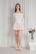 PAIN OR PLEASURE -  TULIP MINI SKIRT pink