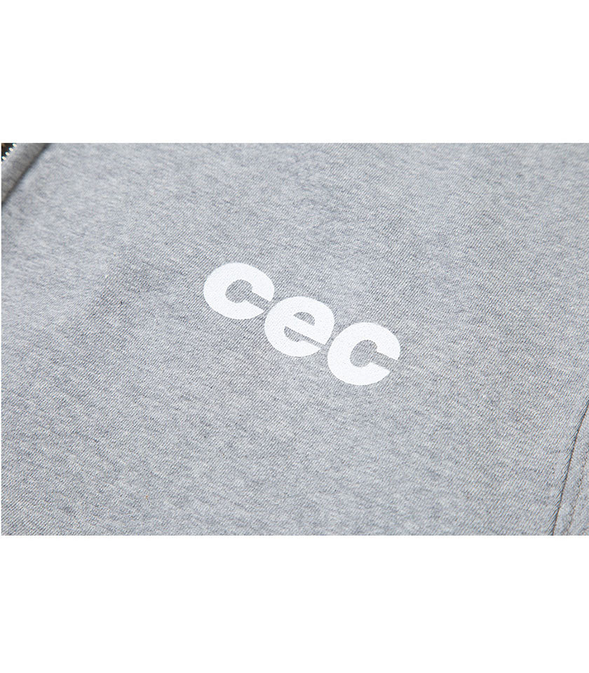 CHANCE CHANCE -  CEC ZIP-UP HOODIE GRAY