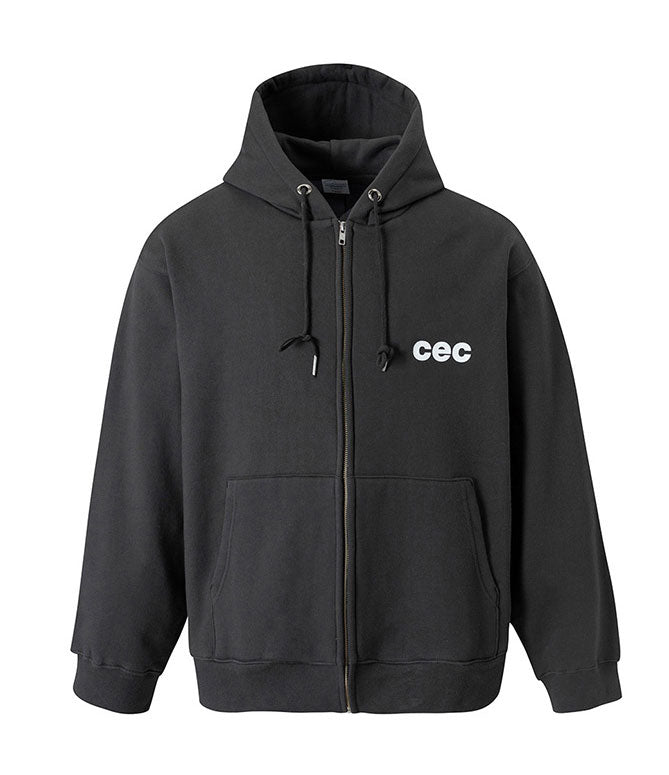 CHANCE CHANCE -  CEC ZIP-UP HOODIE CHARCOAL