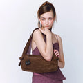 SAMO ONDOH -  atta bag M suede brown