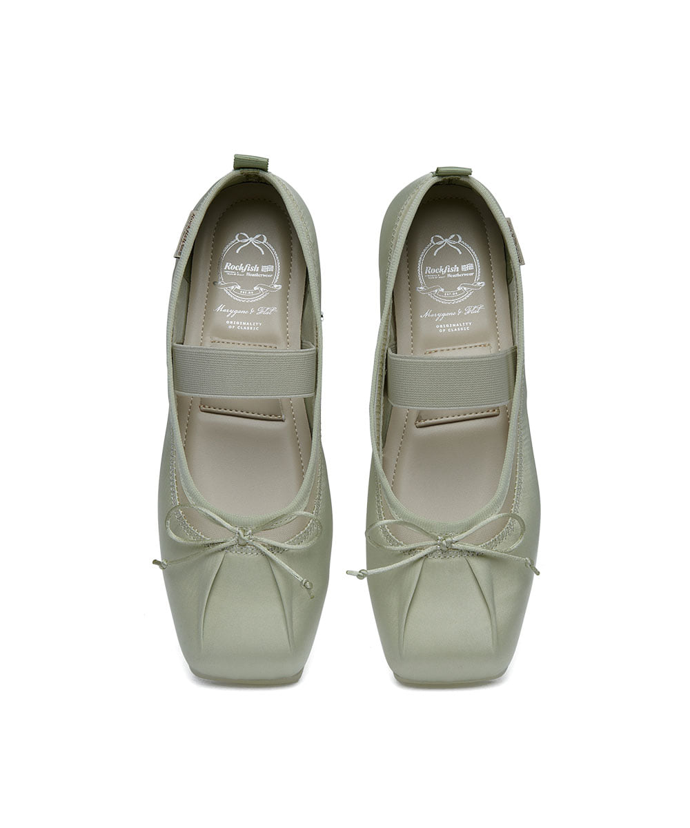 ROCKFISH WEATHERWEAR - TULE MARYJANES / SAGE GREEN