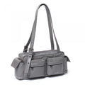 SAMO ONDOH - pocket utility bag M goat gray