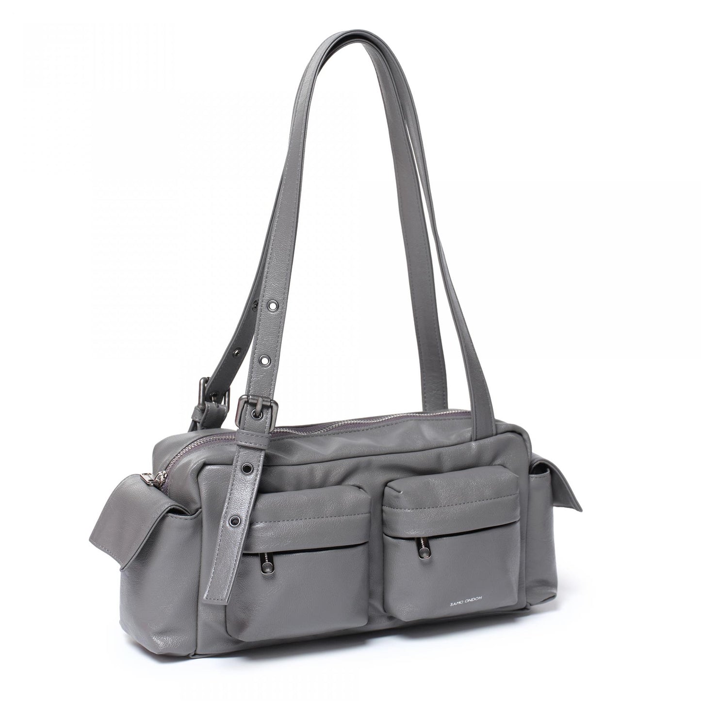 SAMO ONDOH - pocket utility bag M goat gray