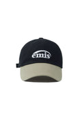 EMIS - NEW LOGO MIX BALL CAP BEIGE BLACK