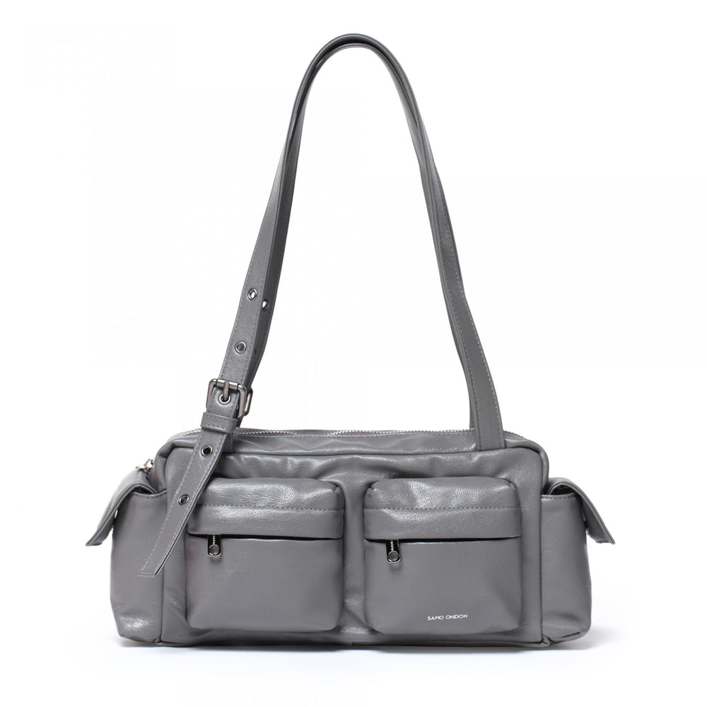 SAMO ONDOH - pocket utility bag M goat gray