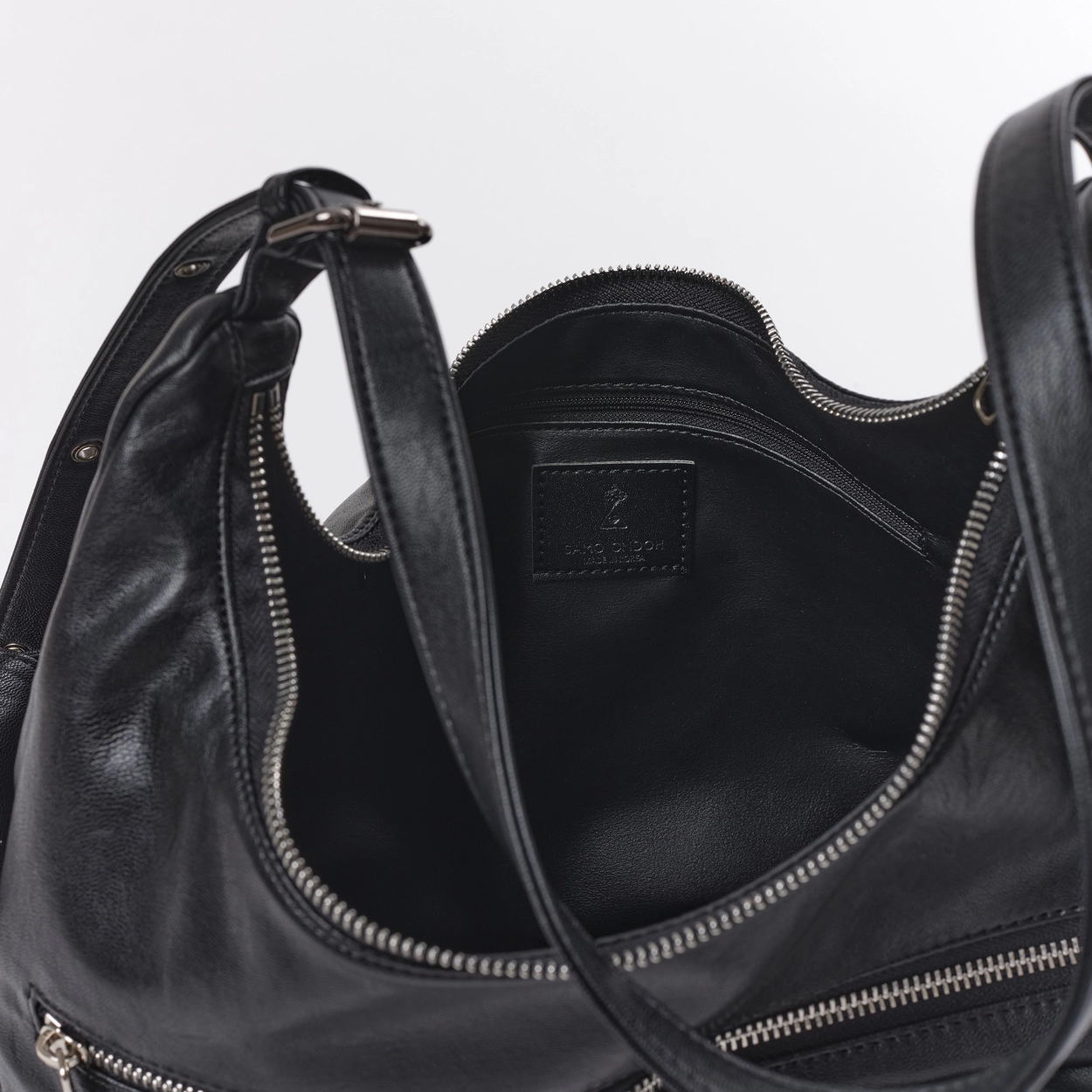 SAMO ONDOH Pocket Mug Bag L Nappa Black | Stylish & Functional SAMO ONDOH Pocket Mug Bag L Nappa Black | Stylish & Functional