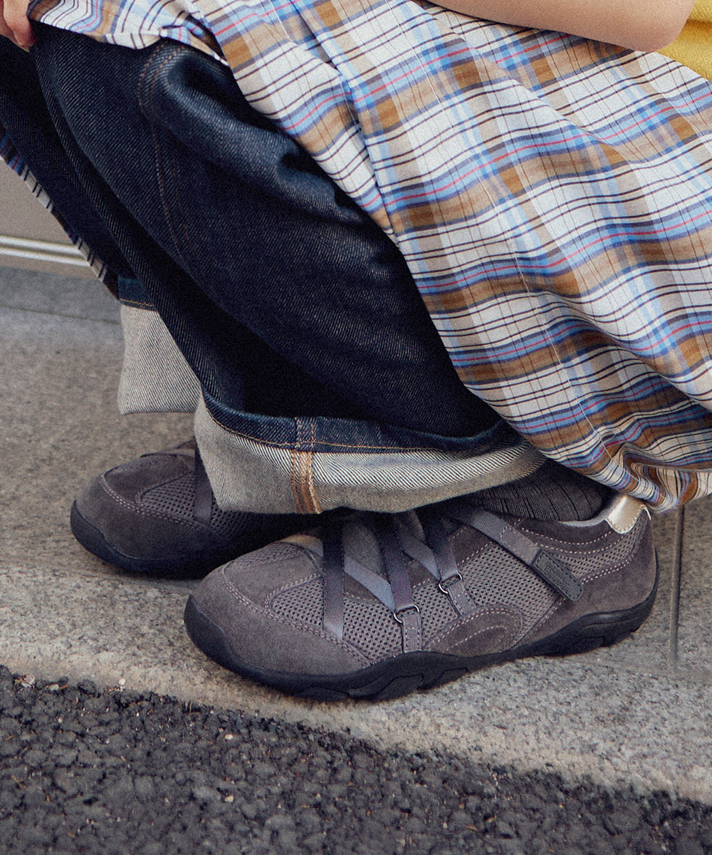 ROCKFISH WEATHERWEAR - ZANE X-STRAP SNEAKERS V2 / CHARCOAL