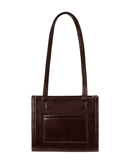 STAND OIL - Oblong bag Mini / Marron