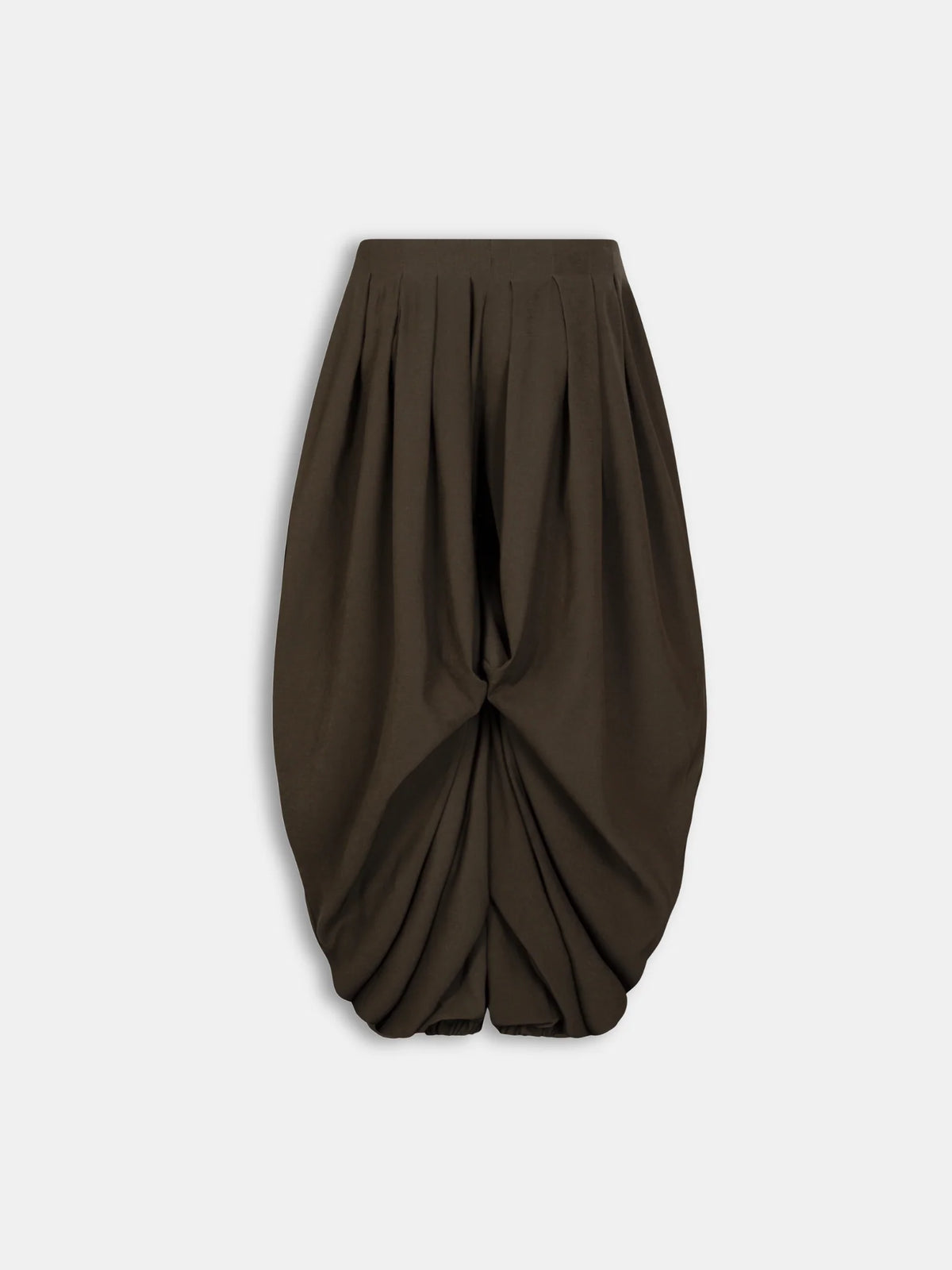MELANCHOLY - Sable Draped Trousers / Brown
