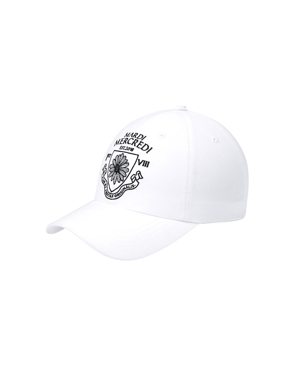 MARDI MERCREDI -  CAP ALUMNI EMBLEM_WHITE BLACK