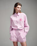 MARDI MERCREDI -  COTTON POPLIN SHIRT_PINK FUCHSIA