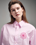 MARDI MERCREDI -  COTTON POPLIN SHIRT_PINK FUCHSIA