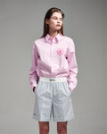 MARDI MERCREDI -  COTTON POPLIN SHIRT_PINK FUCHSIA