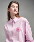 MARDI MERCREDI -  COTTON POPLIN SHIRT_PINK FUCHSIA