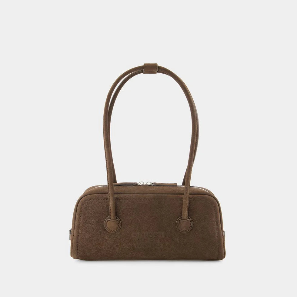 SOFT BAGUETTE BAG - chestnut