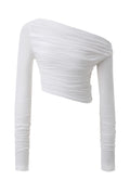 THREETIMES -  Drape top ivory