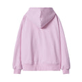 REST & RECREATION -  RR LOGO STITCH ZIP-UP HOODIE - PINK