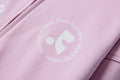 REST & RECREATION -  RR LOGO STITCH ZIP-UP HOODIE - PINK